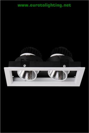 Đèn downlight Euroto LA-272 COB 18Wx2