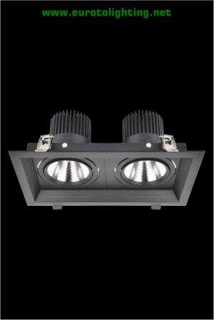 Đèn downlight Euroto LA-458 LED COB 12Wx2