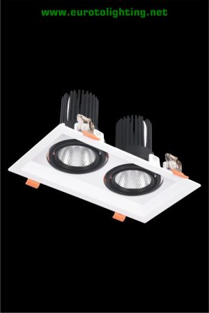 Đèn downlight Euroto LA-522 COB 9Wx2