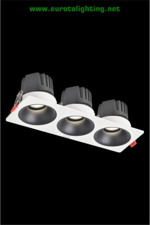 Đèn downlight Euroto LA-603 COB 12Wx3