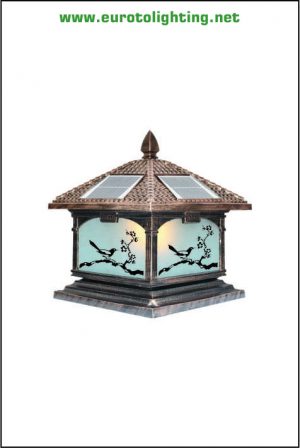 Đèn trụ cổng NLMT SOLAR-453A Euroto