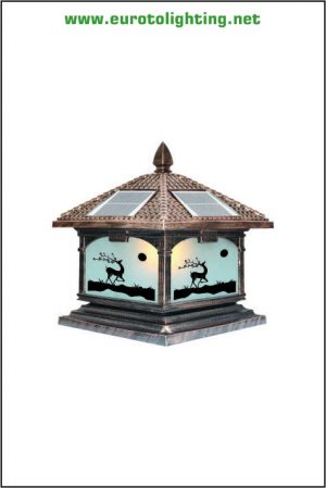 Đèn trụ cổng NLMT SOLAR-455A Euroto